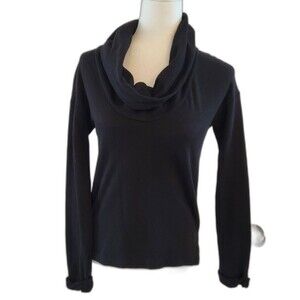 Standard James Perse cowl neck black sweater size 1/Small